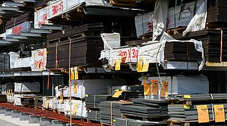 Estante cantilever para cargas pesadas