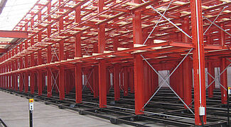  Estantes móveis Estantes cantilever